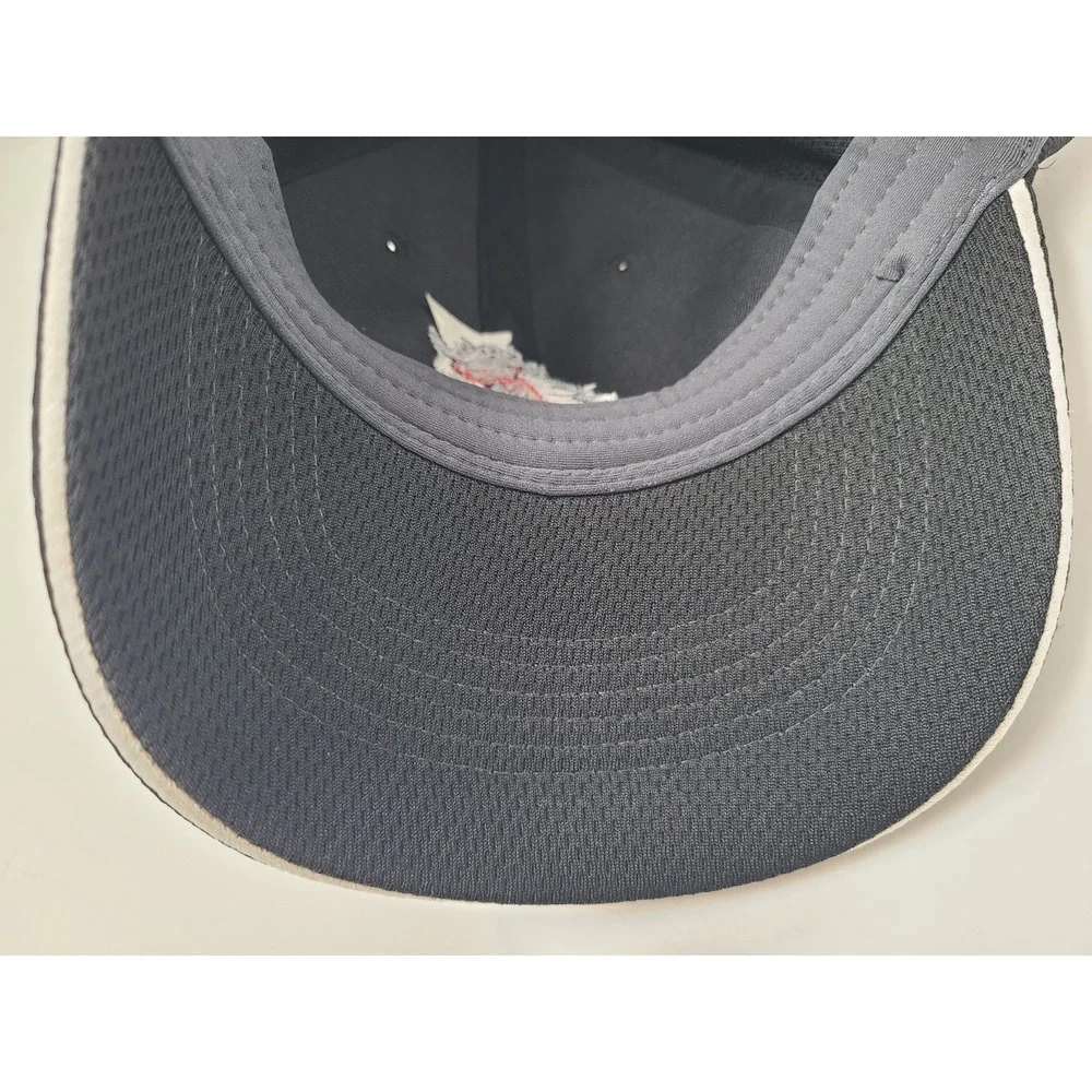 Nike Golf Mustangs Flex Fitted S-M Hat Cap Polyester Casual Logo Men Women Black
